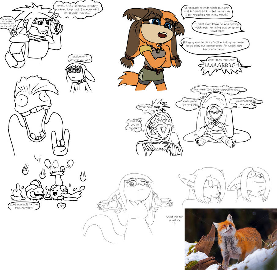 Doodle Dump 6 by Daaberlicious