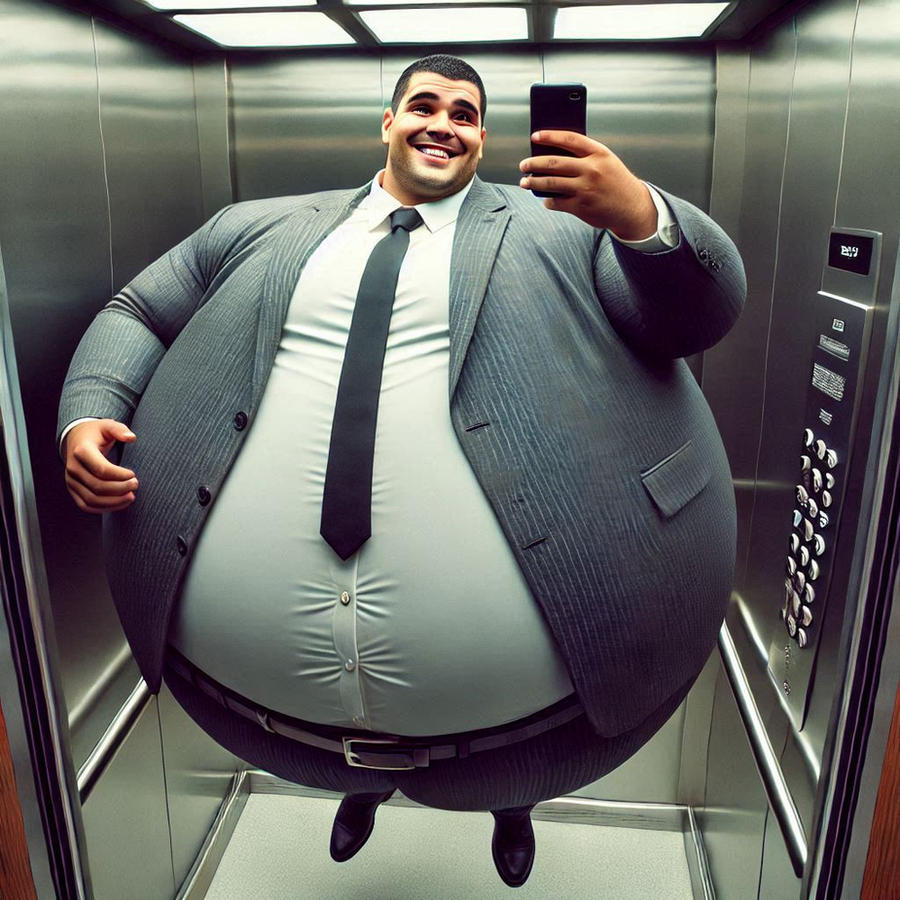 Suit and tie inflation selfie 4 by ZootSt on DeviantArt