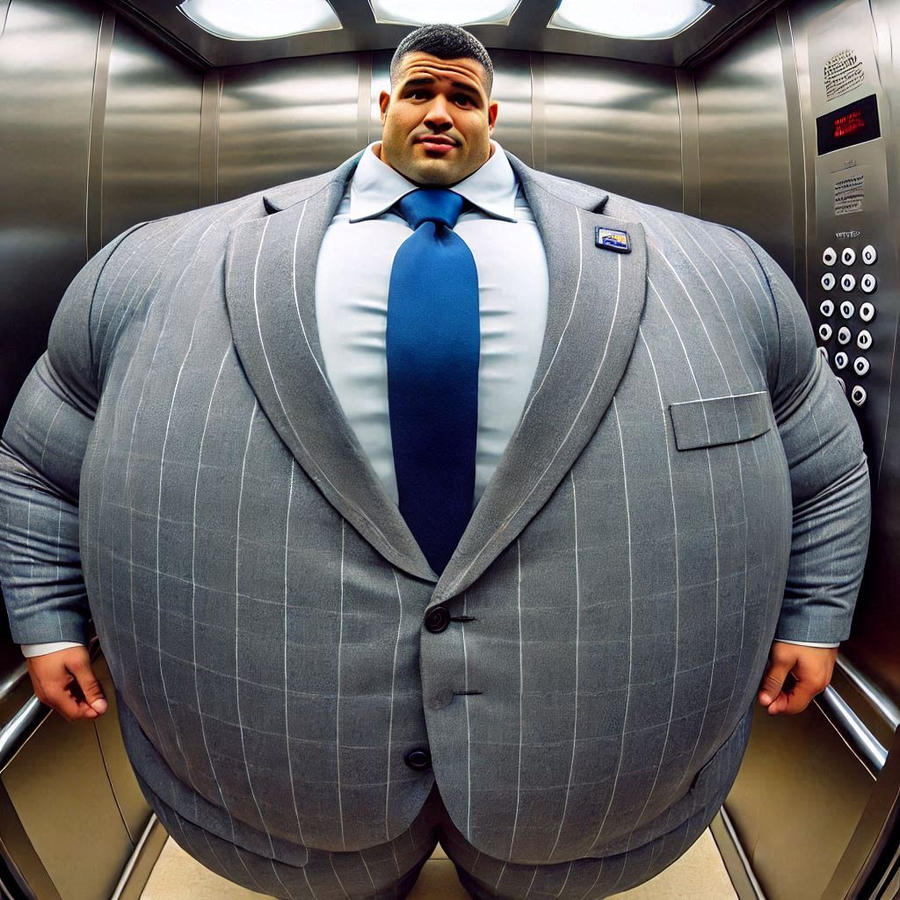Inflation Suit Thread Male inflation suit and tie by ZootSt on DeviantArt