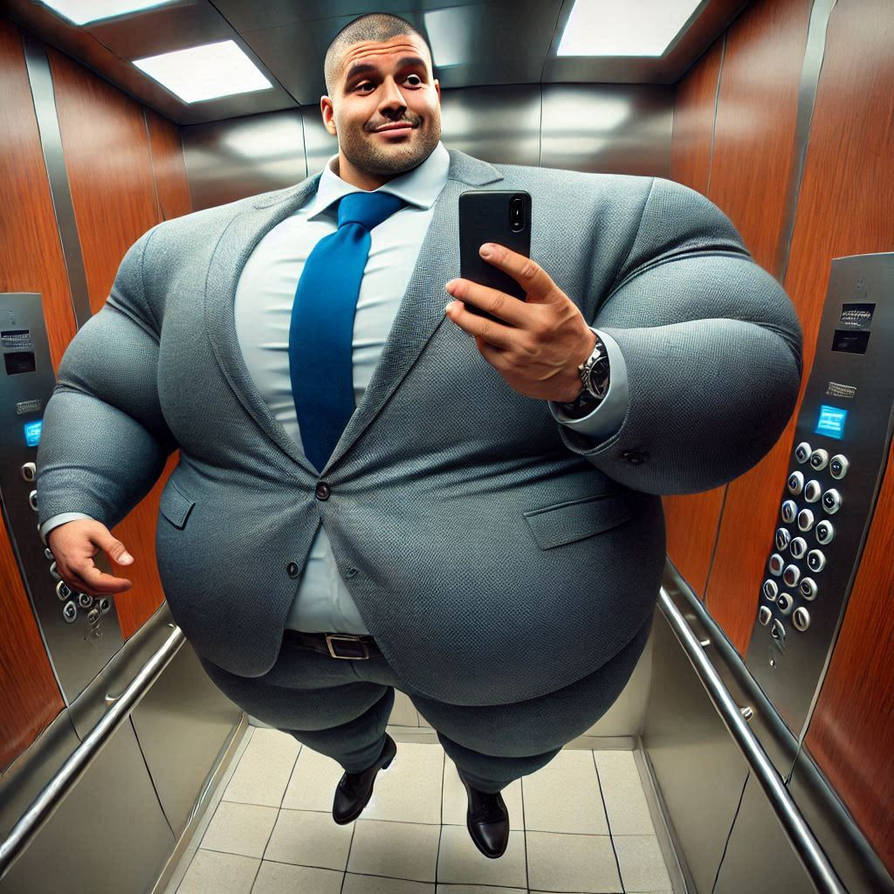 Male suit and tie inflation selfie 7 by ZootSt on DeviantArt