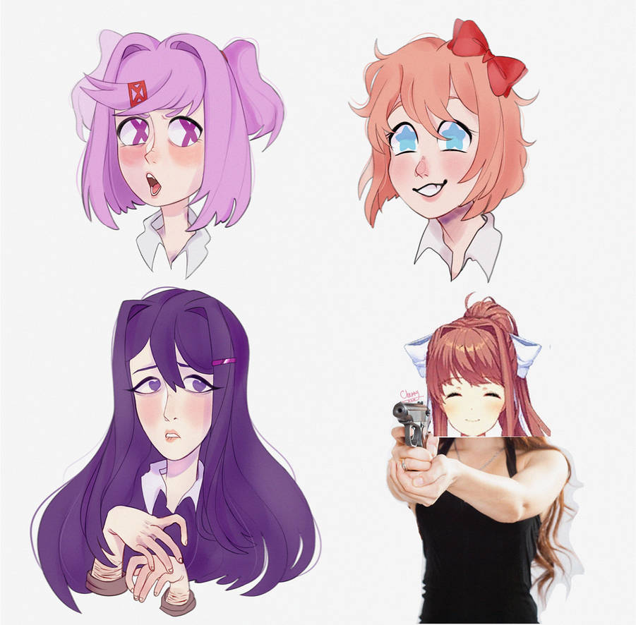 Doki Doki Literature Club Coloring Pages Coloring Pages