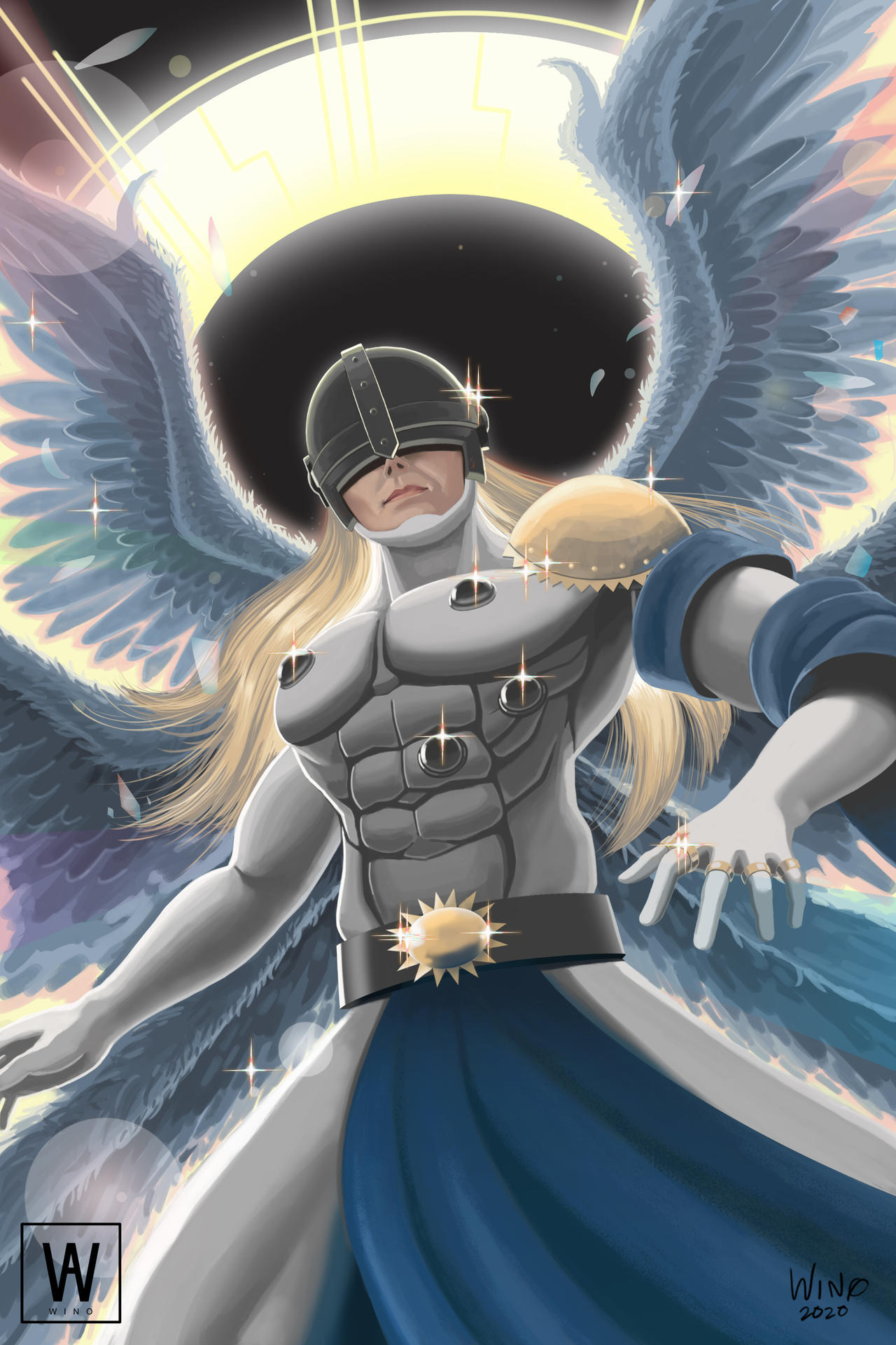 Angemon by winoartist on DeviantArt