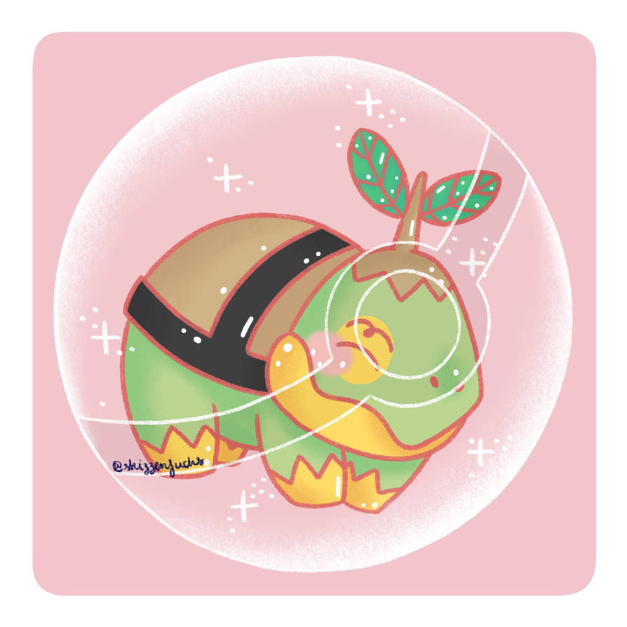 Pokemon starters | Generation 4 : Turtwig by Skizzenfuchs on DeviantArt