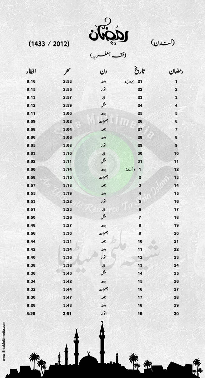 Fiqa Jafria Ramzan Calendar (London) by iktishaf on DeviantArt