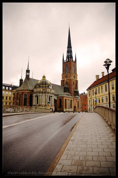 Stockholm in the rain