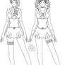 Sailor Kosmos and Sailor Galaksija - Lines