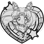 Super Sailor Chibimoon - Stained Glass - Lines