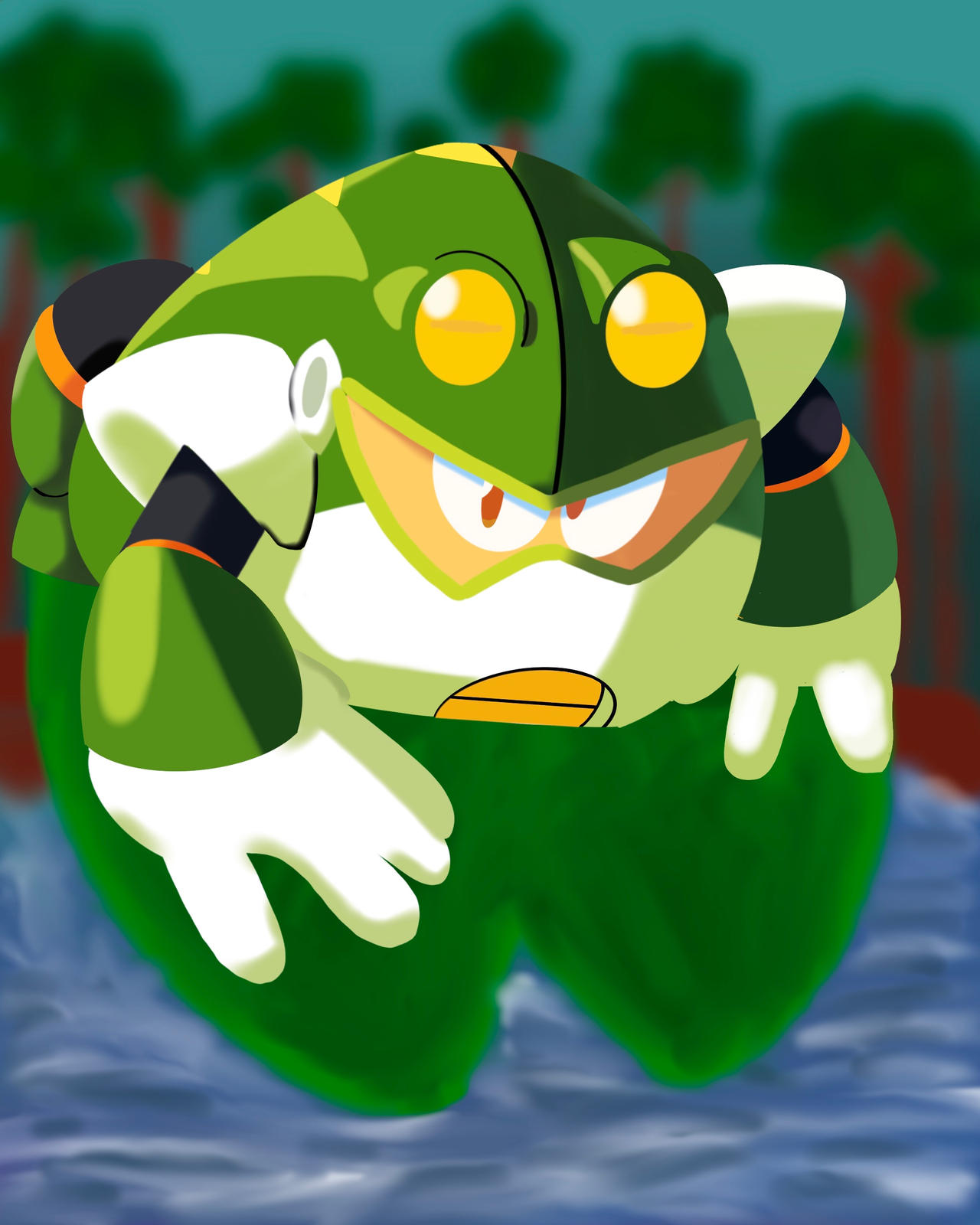 Mega Toad Toad Man Mega Man 4 by WobolongIndustries on DeviantArt