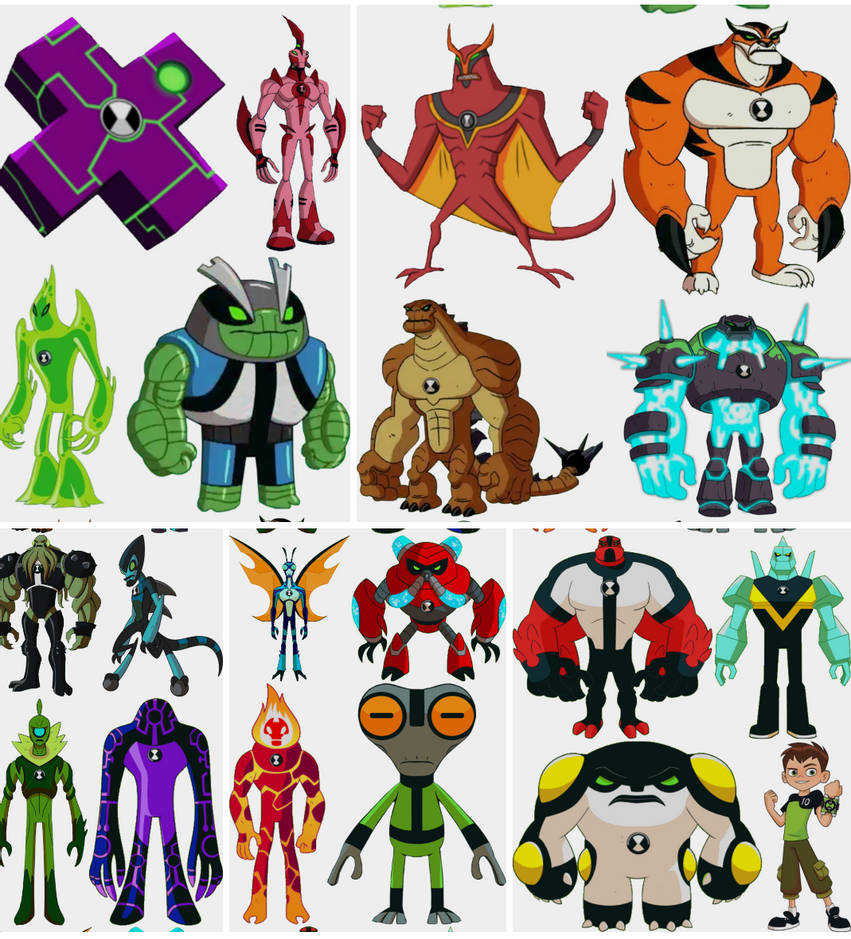 Ben 10,000 Fusions Aliens by UnitySpectre on DeviantArt