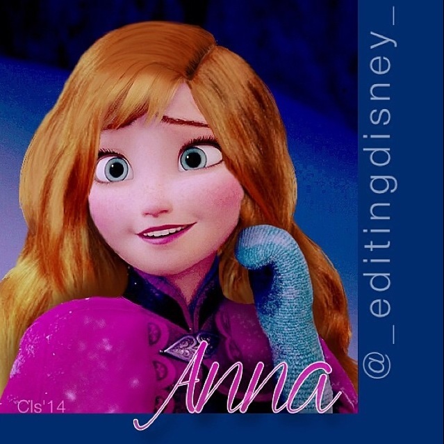 Anna with her hair down by Editttsss on DeviantArt Anna with her hair down by Editttsss on DeviantArt