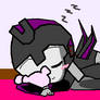 sleeping baby skywarp ^^