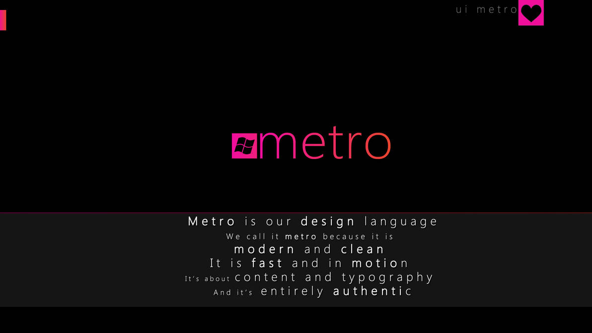 Simply Metro ui Wallpaper by sharkurban on DeviantArt