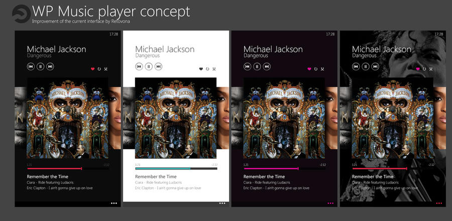 Xbox music Concept on Windows phone