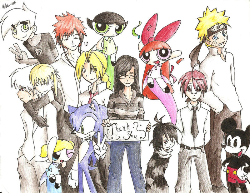 Mess Anime Happy Thanksgiving 2009 by MESS-Anime-Artist on DeviantArt