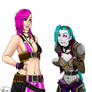 Vi and Jinx Clothe Swap-League of Legends