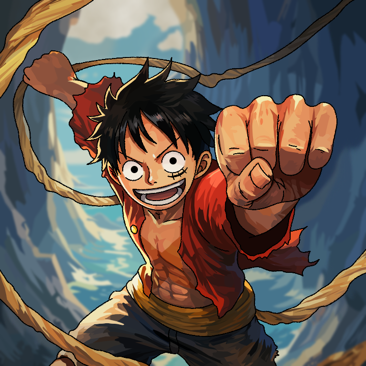 Luffy by IosonoNeon on DeviantArt