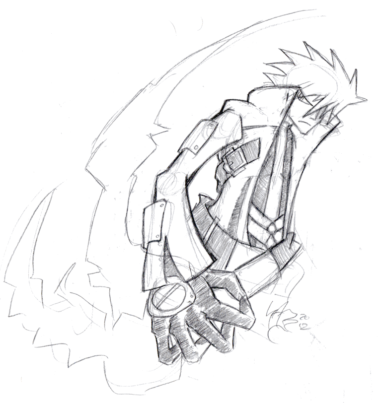 Daily Sketch 32: Ragna the Bloodedge 2