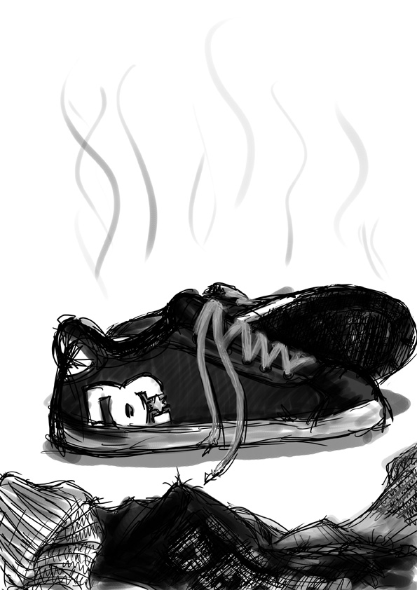 shoes sketch