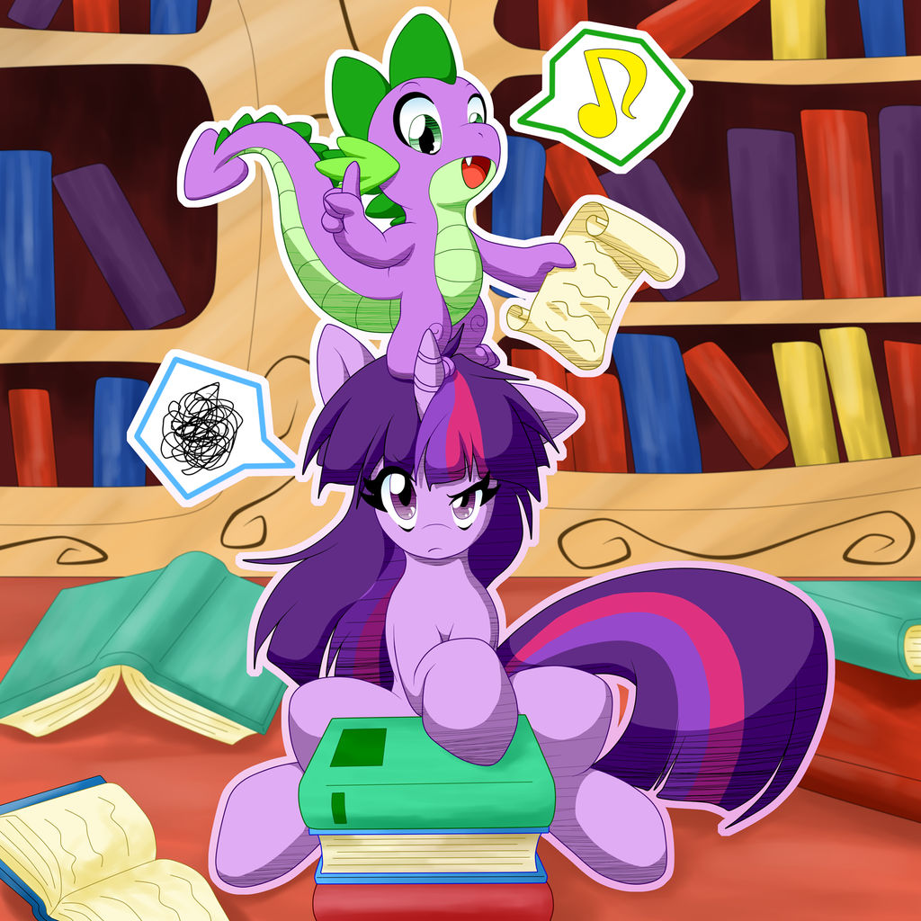 Twilight and Spike