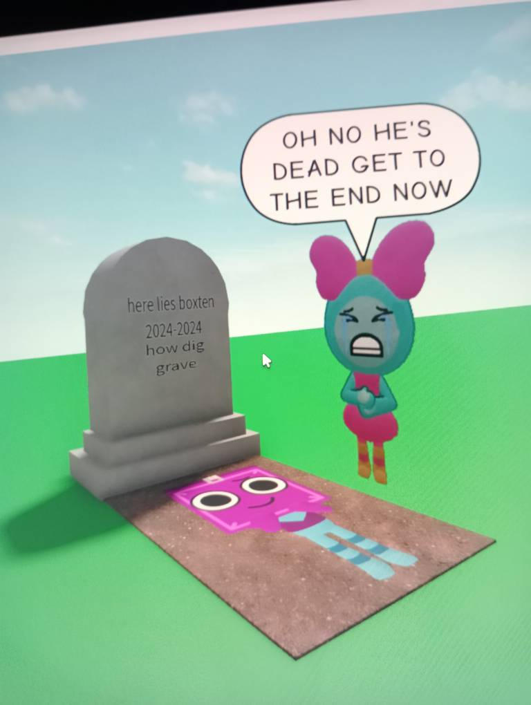 Sad Deviantart Rip SAD MOMENT RIP THE BOX MAN by IRLWALTUH on DeviantArt