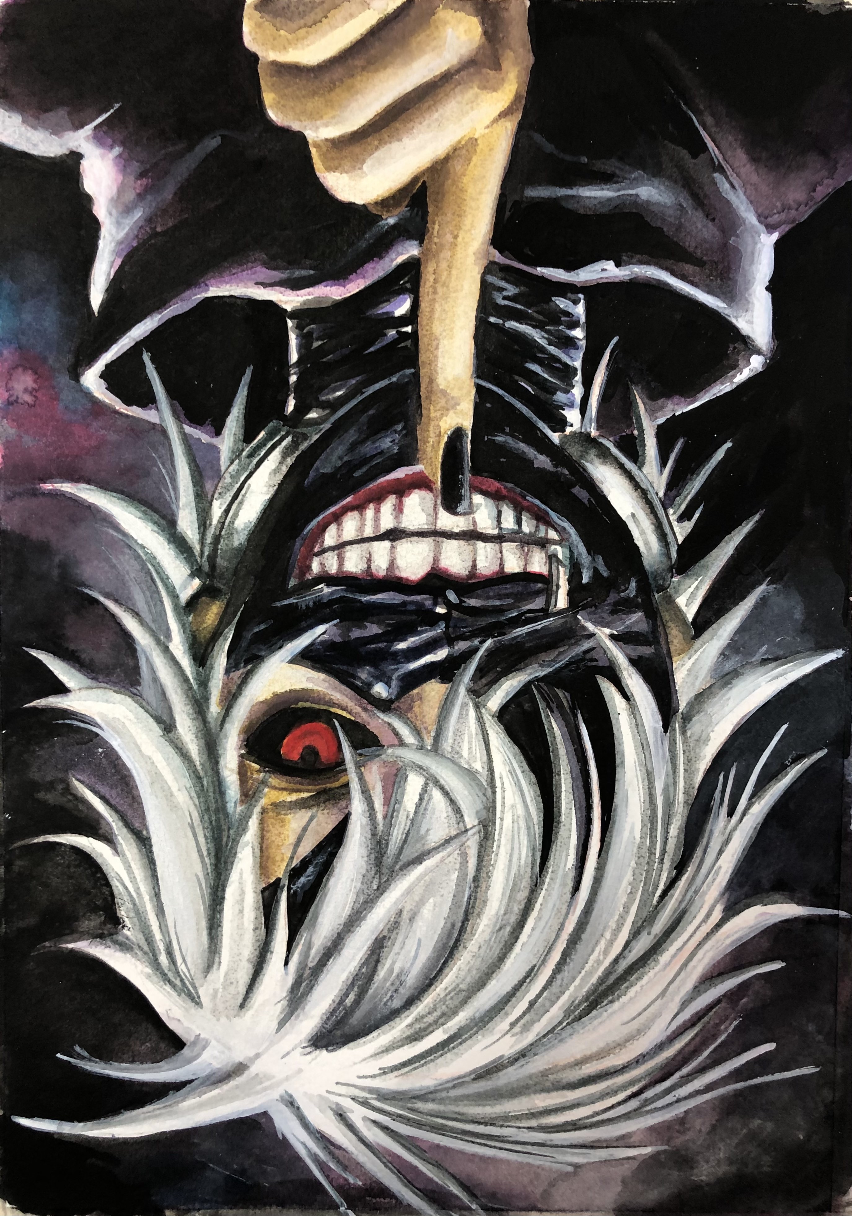 Ken Kaneki By Amarok2774 On Deviantart Ken Kaneki By Amarok2774 On Deviantart
