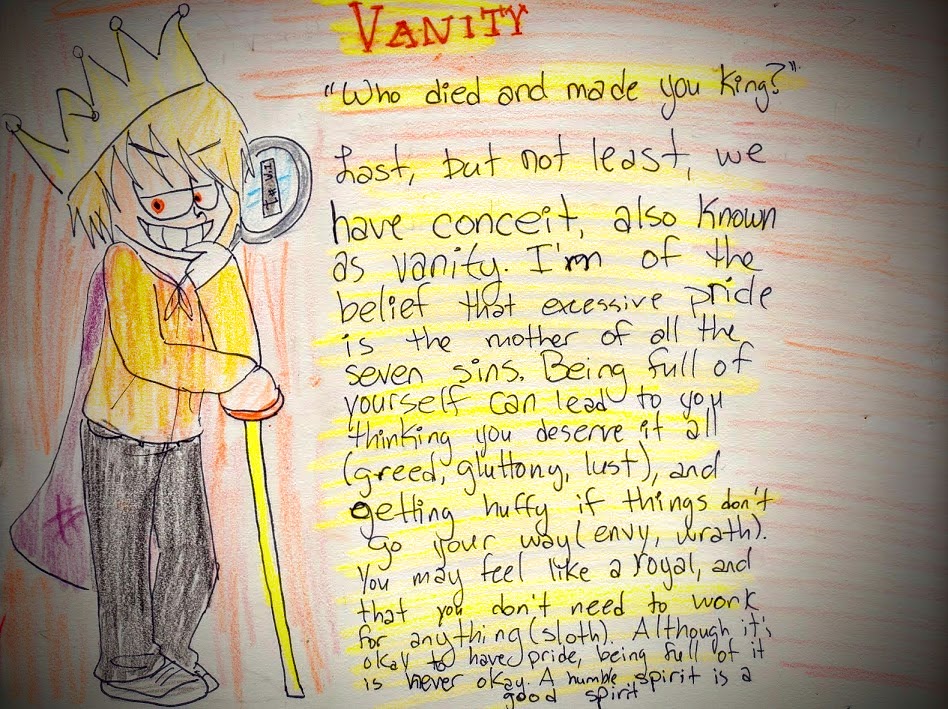 SEVEN DEADLY SINS: Vanity