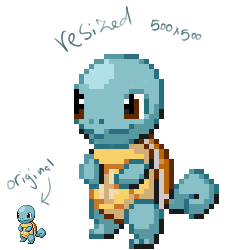 Squirtle scratch sprite