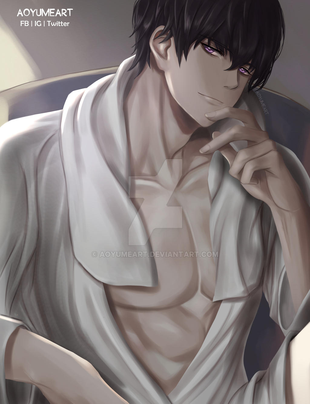 Fanart Lucien Xu Mo Of Mlqc Love And Producer By Aoyumeart On Deviantart