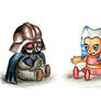 Chibi SW: Vader and Ahsoka