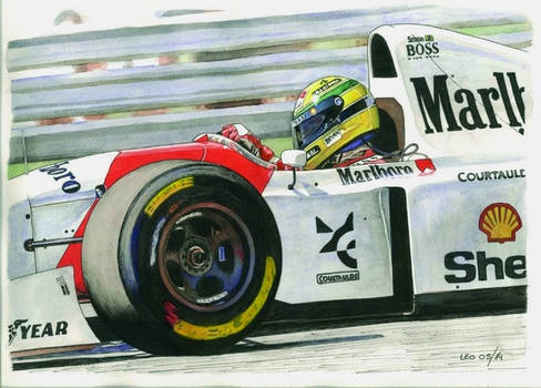 Ayrton Senna, McLaren MP4/8-Ford 1993