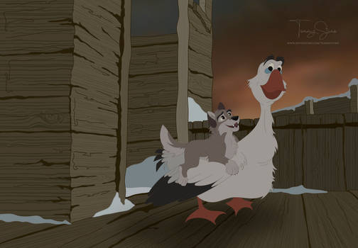 Balto pup and Boris|childhood memories