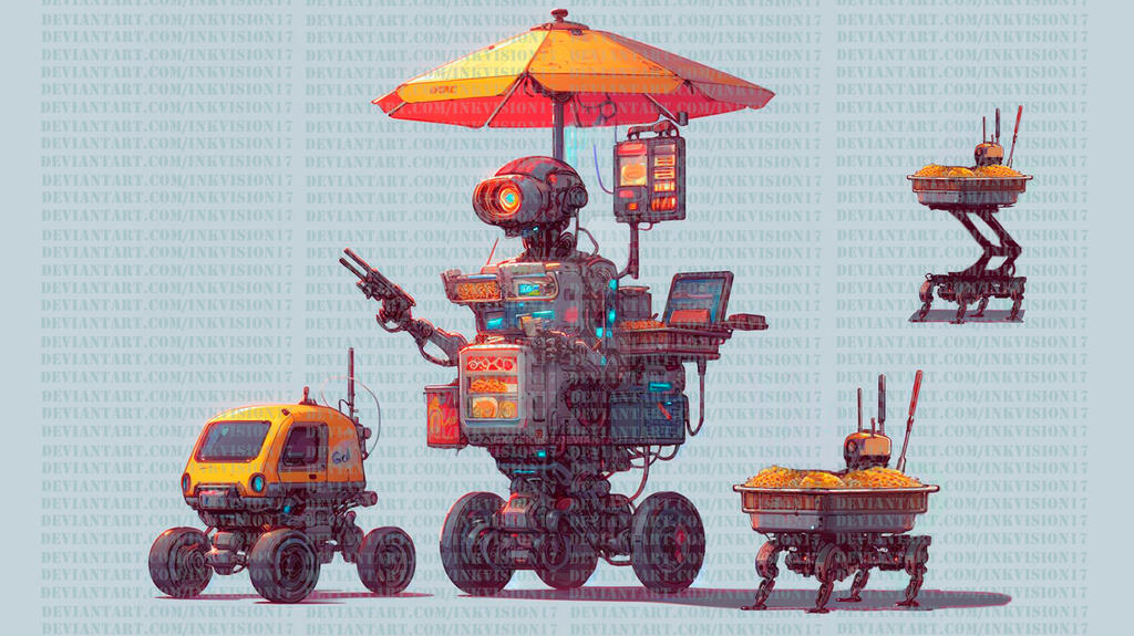 Delivery Bot by inkvision17 on DeviantArt