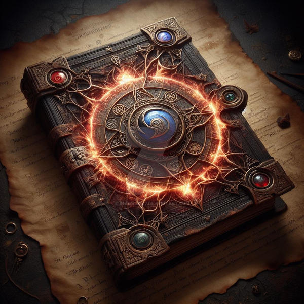 Back Magic Book magic book by inkvision17 on DeviantArt