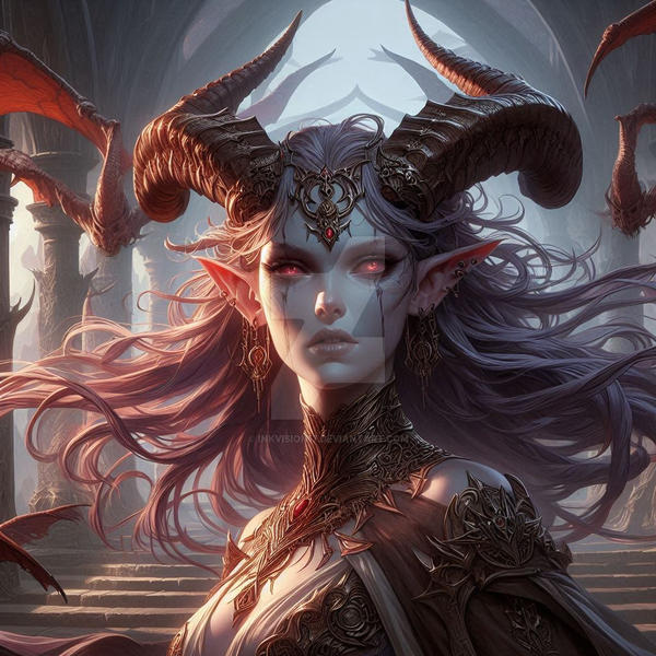 Demonic Deviantart demon by inkvision17 on DeviantArt