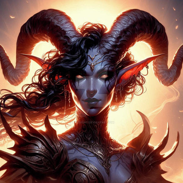 Demonic Deviantart demon by inkvision17 on DeviantArt