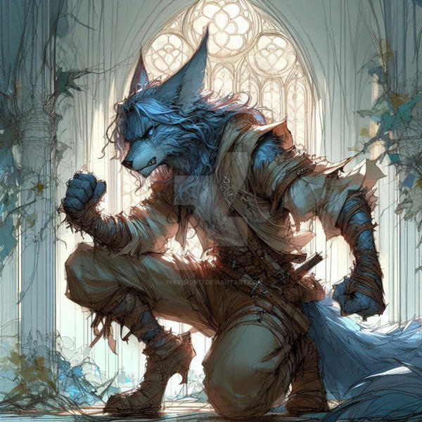 wolf by inkvision17 on DeviantArt