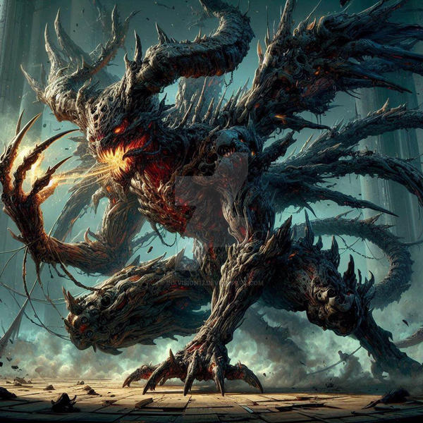 Scrap Demon Deviantart demon by inkvision17 on DeviantArt