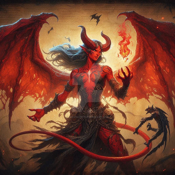 Demonic Deviantart demon by inkvision17 on DeviantArt