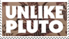 Unlike Pluto Stamp