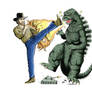 Chuck Norris vs Godzilla