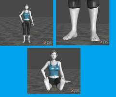 Wii Fit Trainer's Feet