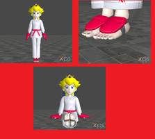 Karate Peach's Feet