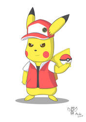 Pikachu cosplayeur: Old_Red Costume.