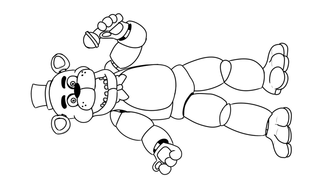 FNaF Coloring Page 24 by angeladesalvatore32 on DeviantArt