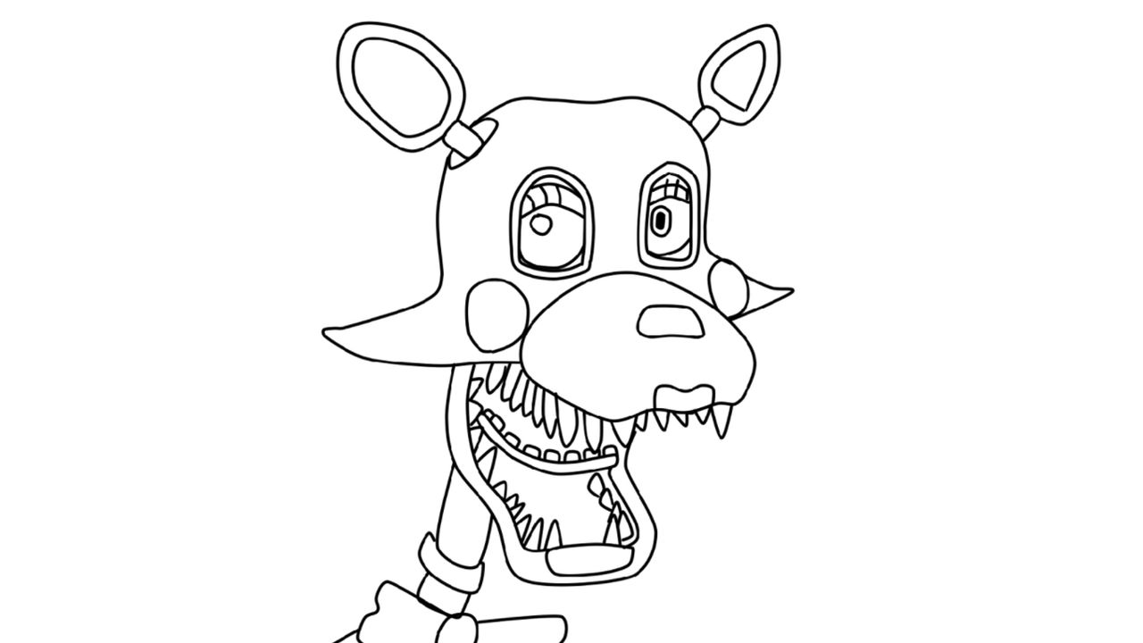 28+ withered foxy coloring page RaewynDaanyaal