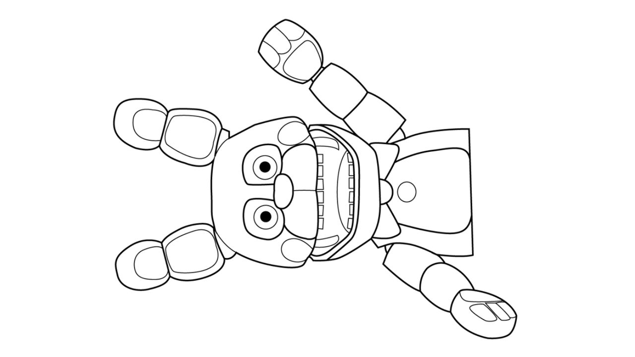 FNaF 5 Sister Location Coloring Page 15 by angeladesalvatore32 on