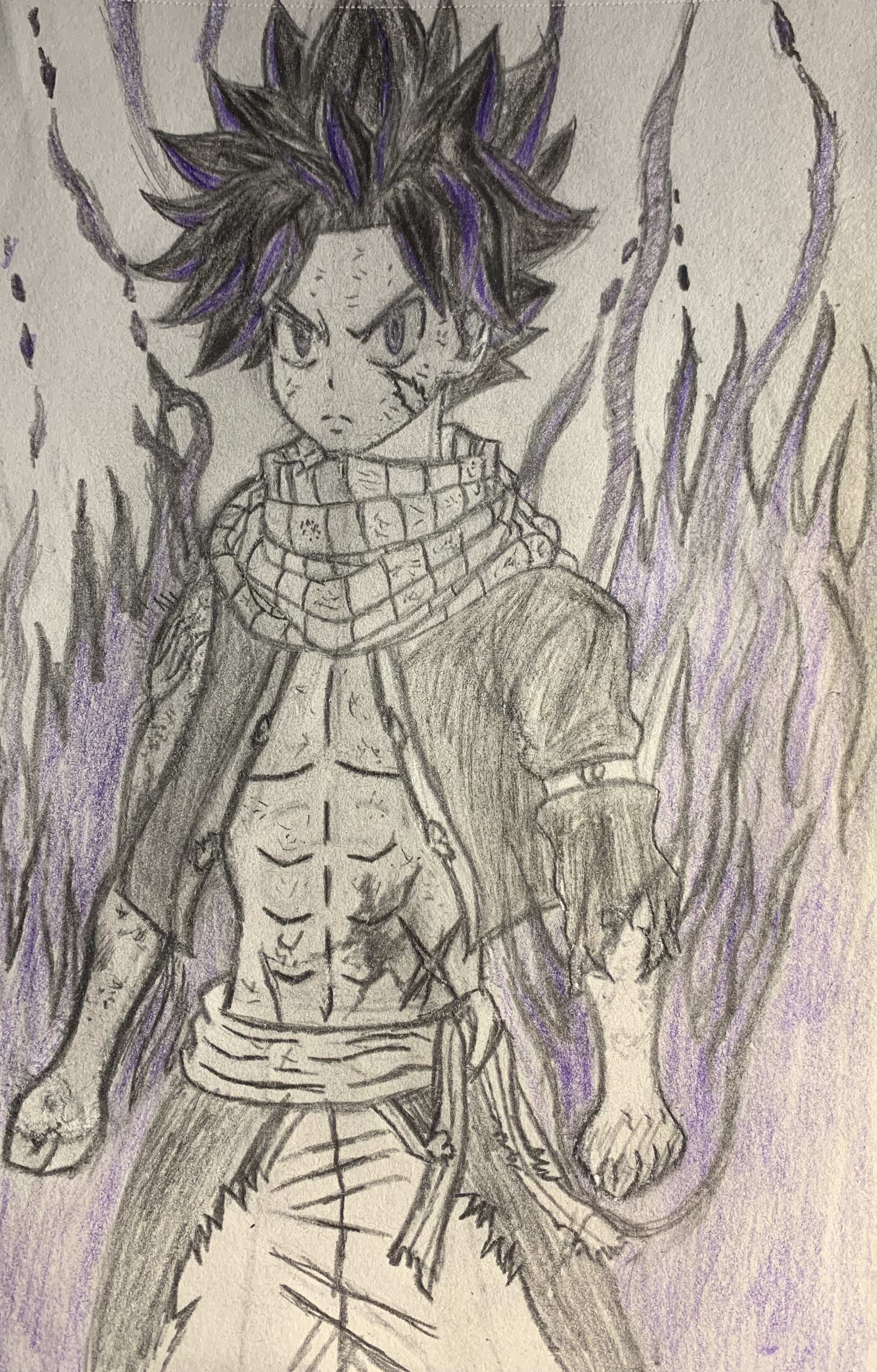 NATSU'S DRAGON GOD FORM - Fairy tail 