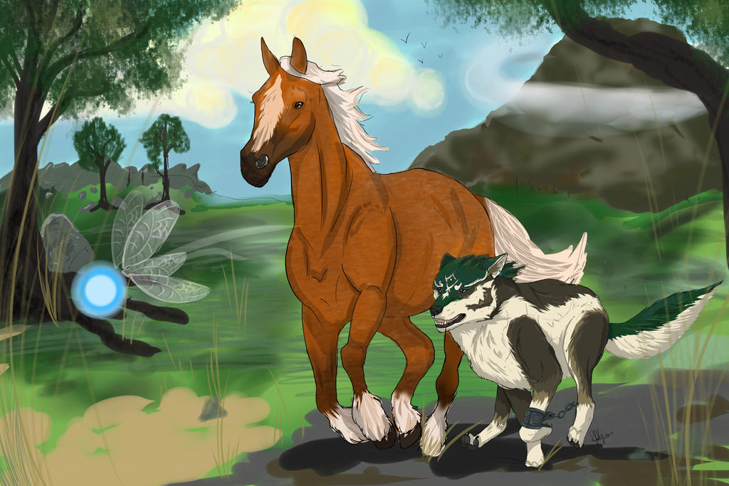 Speed Painting Link and Epona