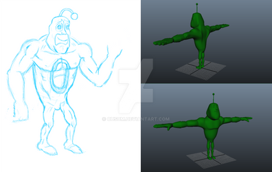 SuperZero - Draw Reference and 3D Model