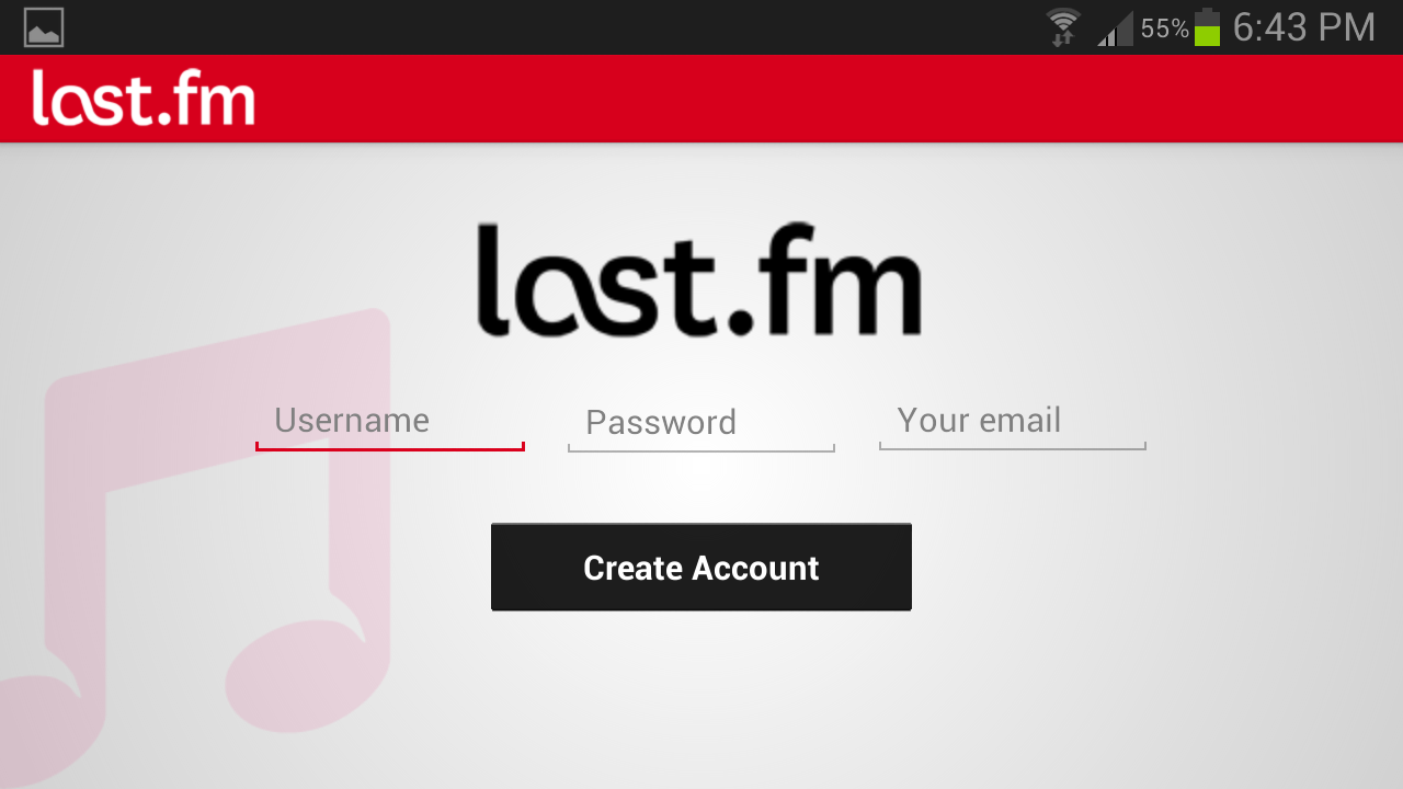 Last.fm Neu - Register Landscape